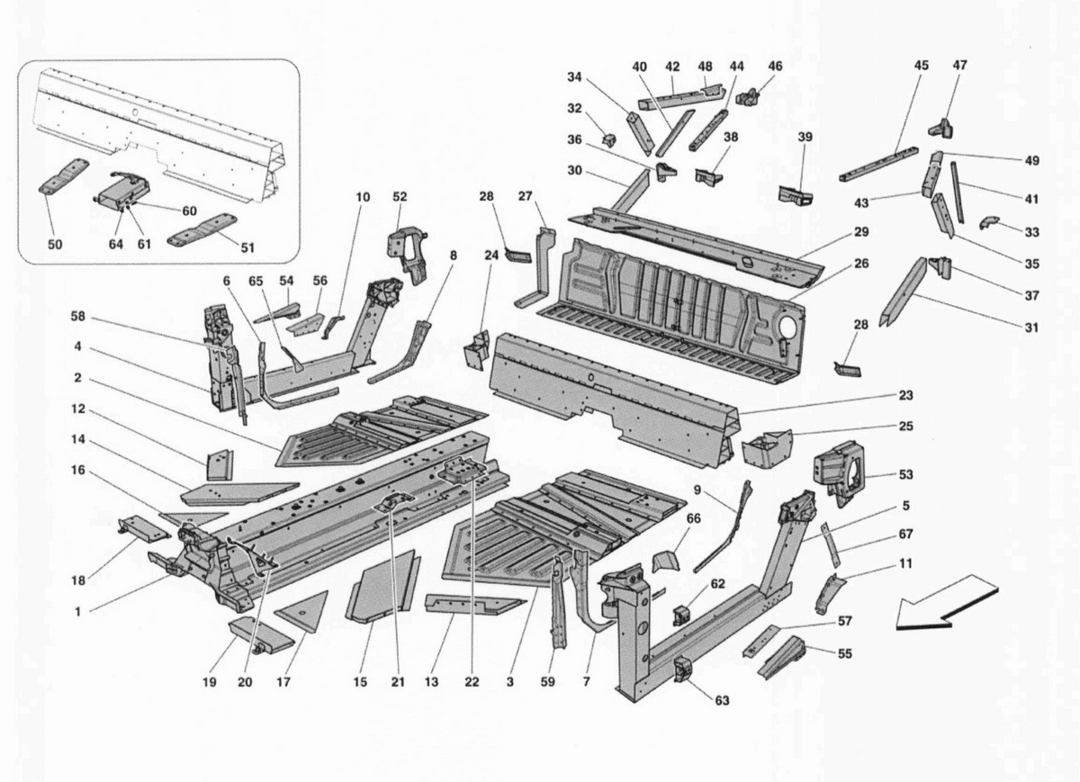 CENTRAL SIDE ELEMENTS AND PLATES