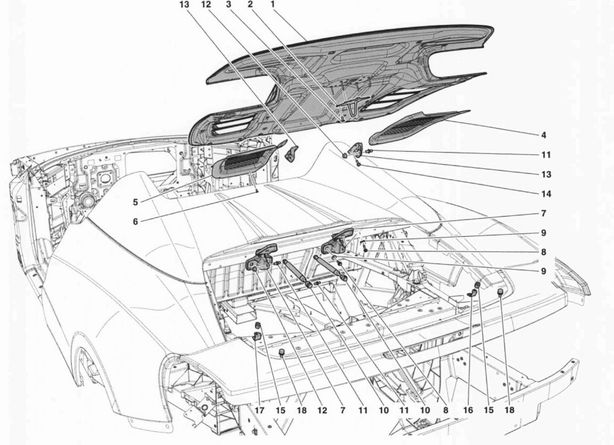 ENGINE BONNET