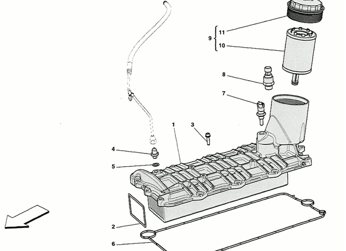 OIL/WATER HEAT EXCHANGER AND FILTER