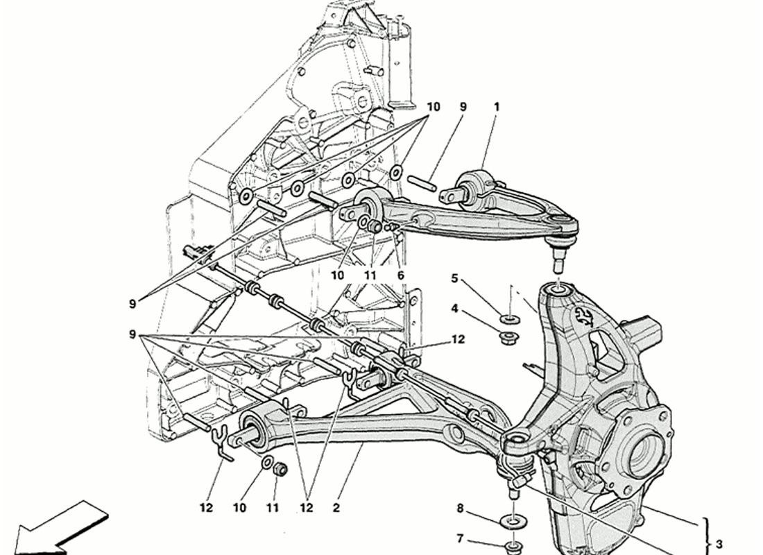 FRONT SUSPENSION - WISHBONES
