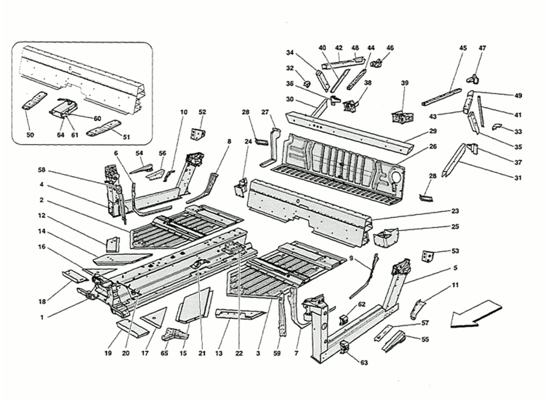 CENTRAL SIDE ELEMENTS AND PLATES