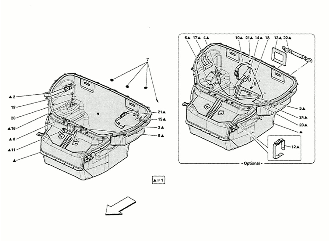FRONT COMPARTMENT TRIMS