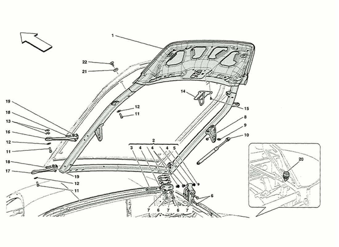 ENGINE BONNET