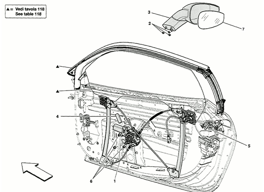 DOORS - POWER WINDOW AND REARVIEW MIRROR