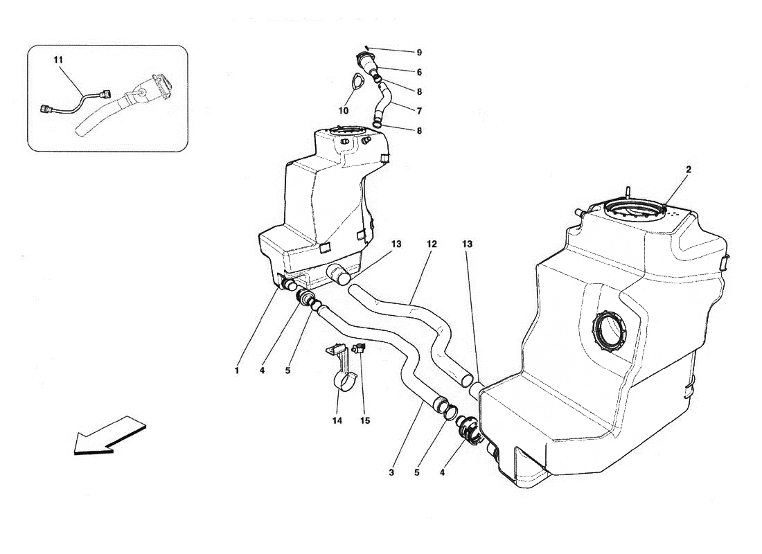 FUEL TANKS AND UNION