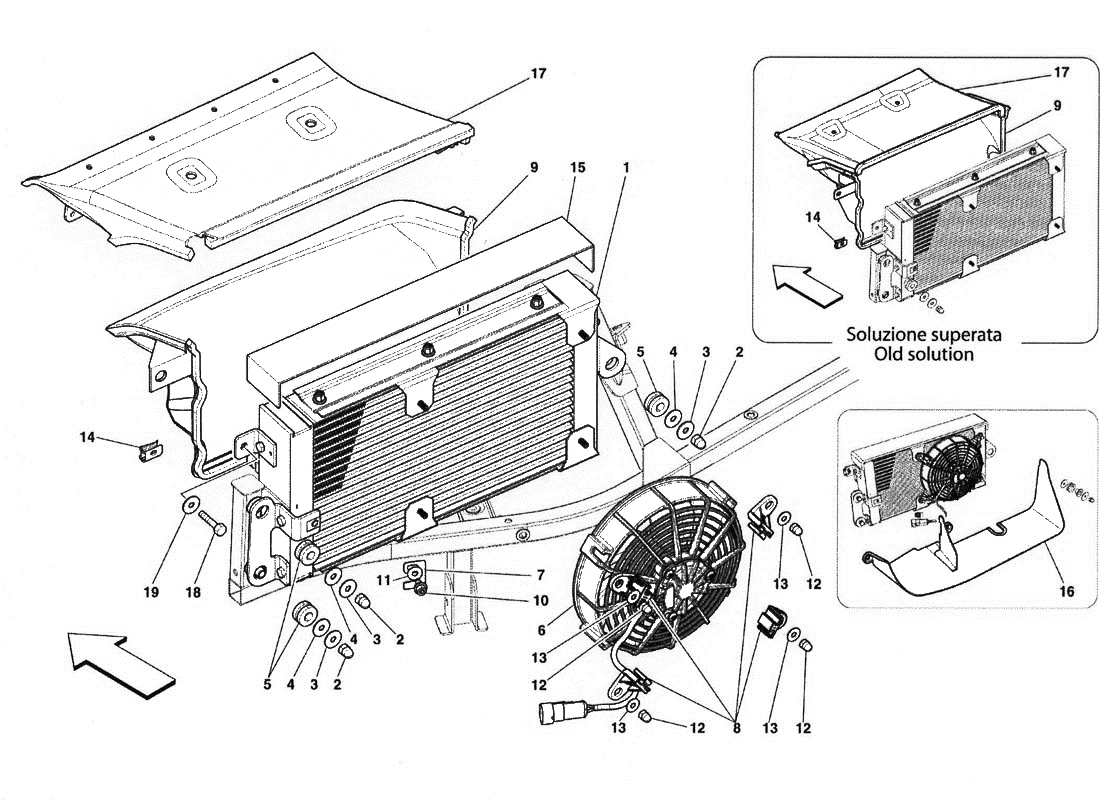 GEARBOX OIL COOLING RADIATORS