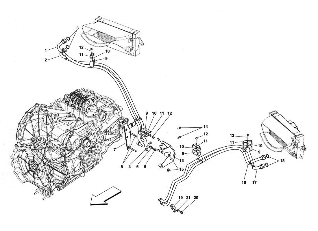 LUBRICATION AND GEARBOX OIL COOLING