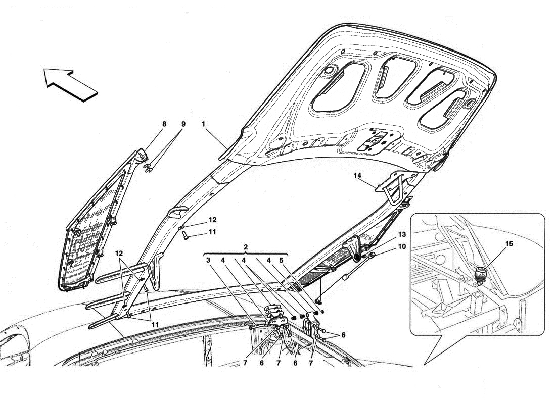 ENGINE BONNET