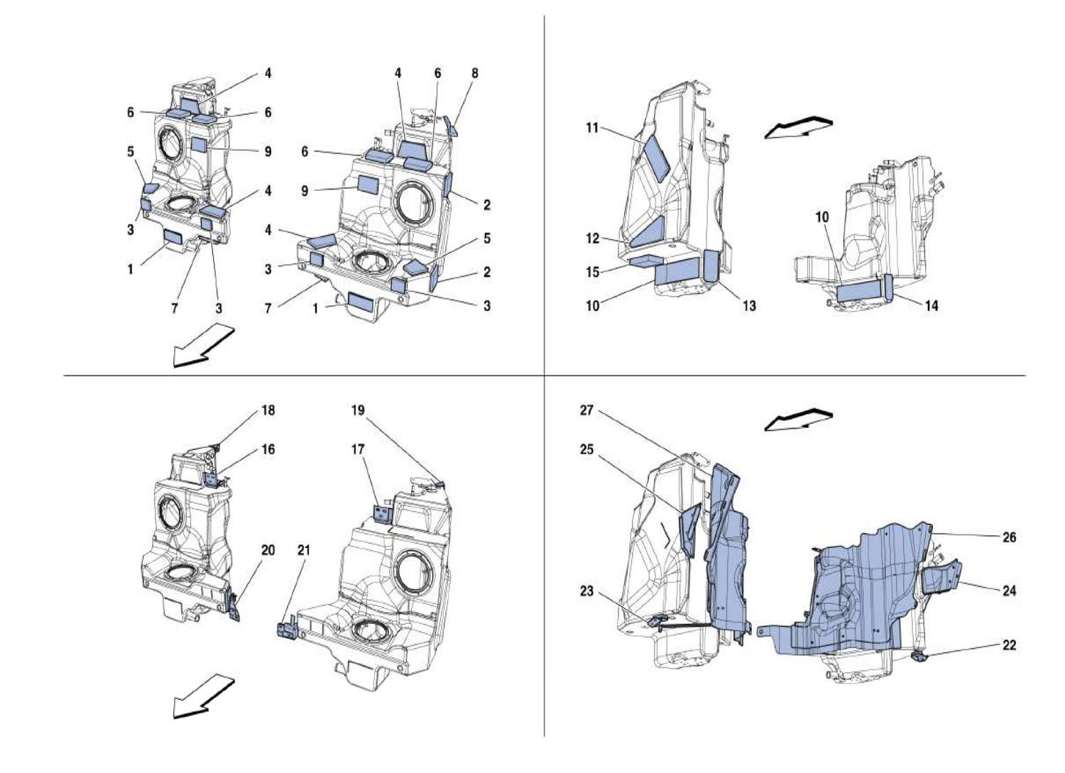 FUEL TANKS AND SHIELDS