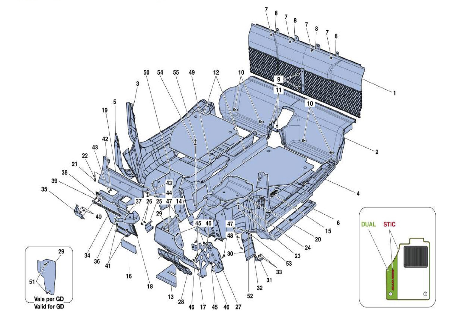 PASSENGER COMPARTMENT CARPETING