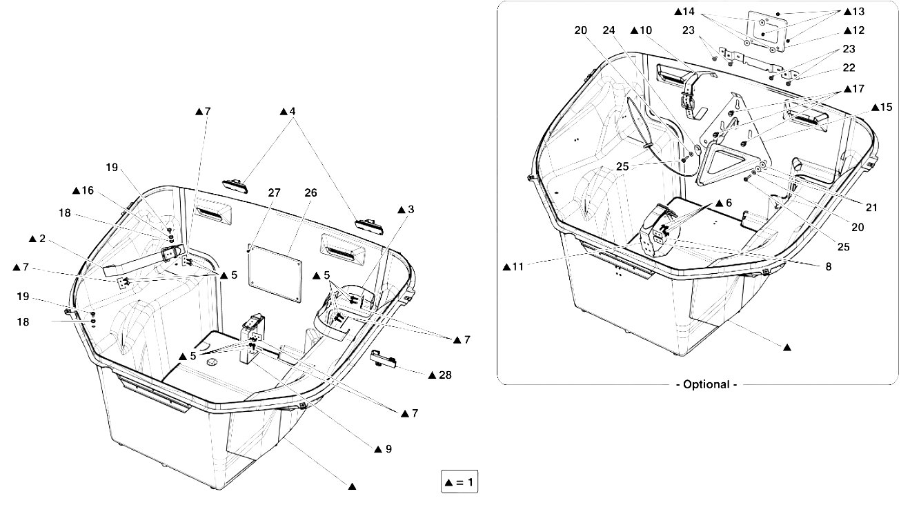 FRONT COMPARTMENT TRIM