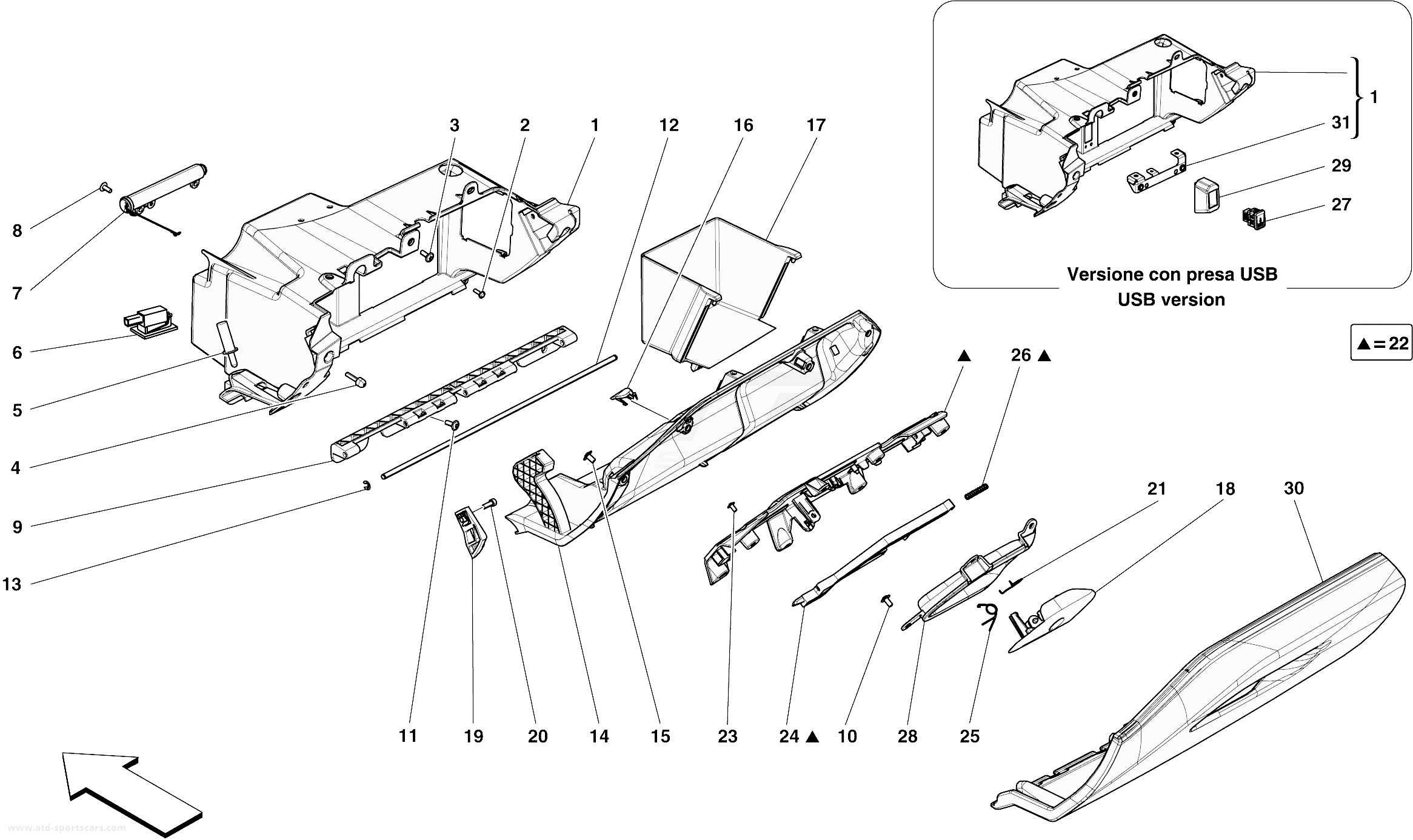 GLOVE COMPARTMENT