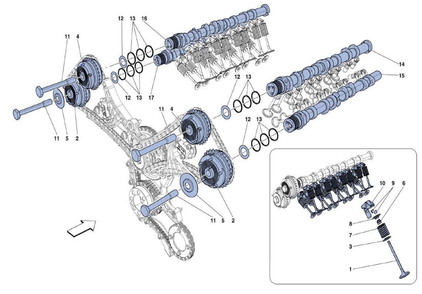 TIMING SYSTEM AND TAPPETS