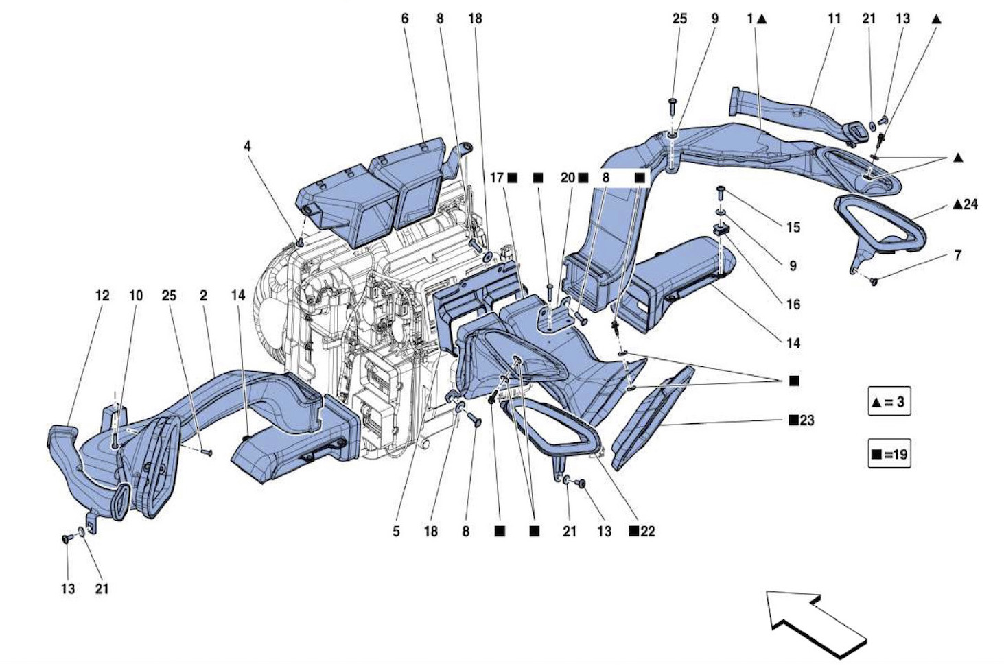 DASHBOARD AIR DUCTING