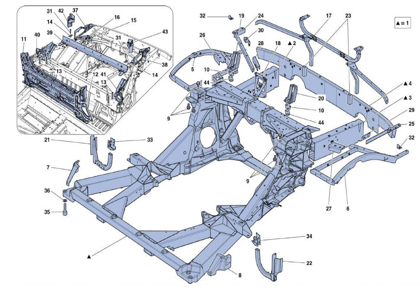 CHASSIS – REAR STRUCTURE AND ELEMENTS