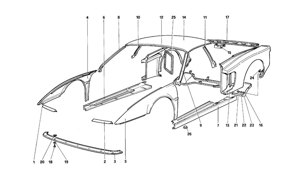 BODY - EXTERNAL COMPONENTS