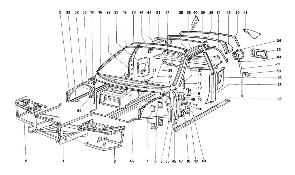 BODY - INTERNAL COMPONENTS