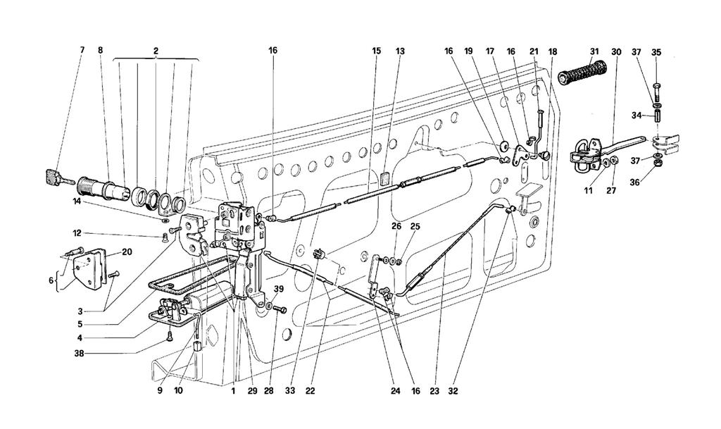 DOOR - LOCKING DEVICE