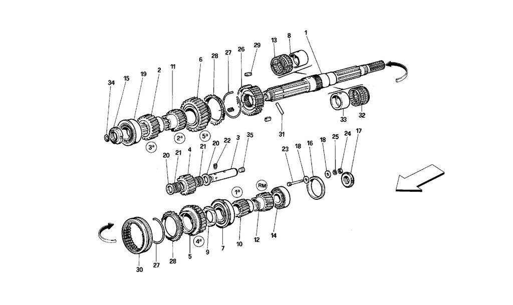 MAIN SHAFT GEARS