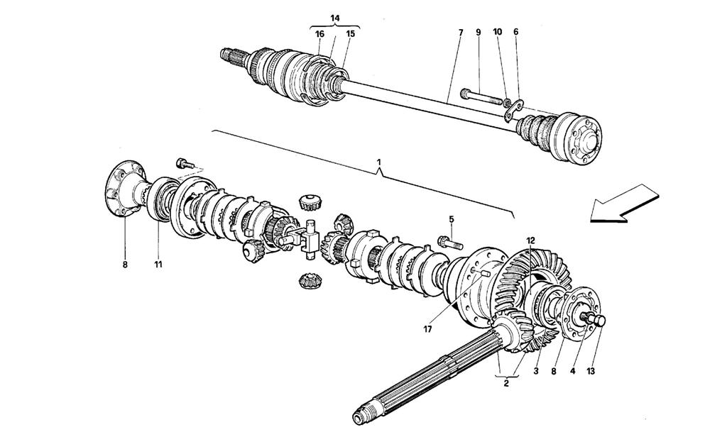 DIFFERENTIAL AND AXLE SHAFTS