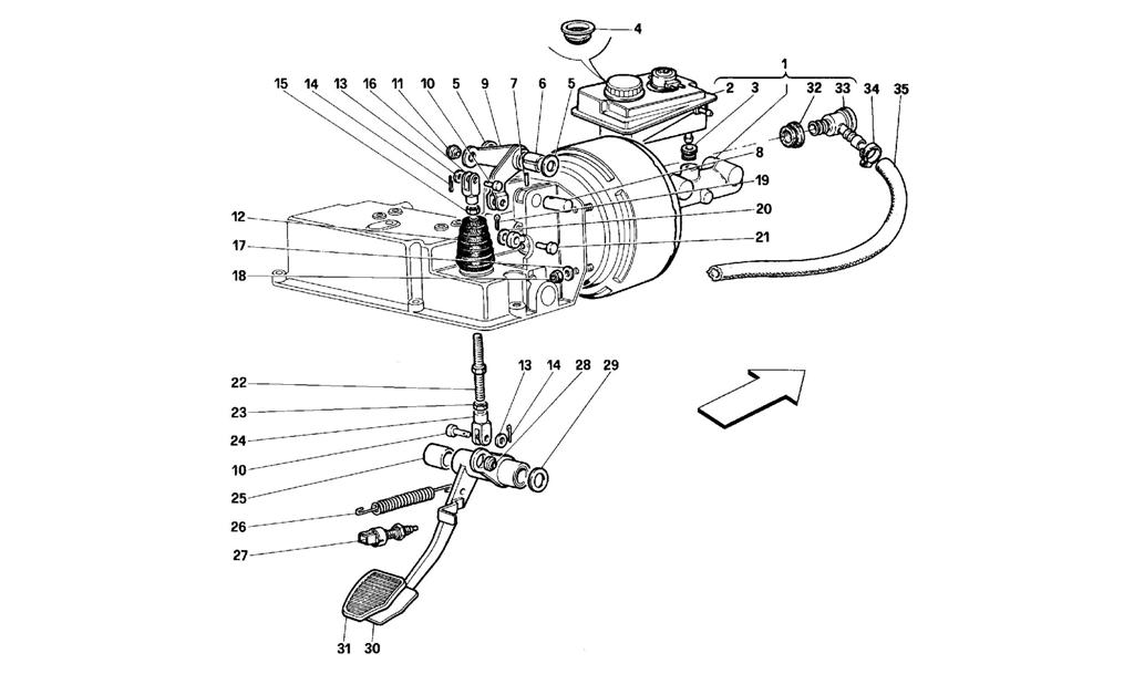 BRAKE HYDRAULIC SYSTEM -VALID FOR RHD
