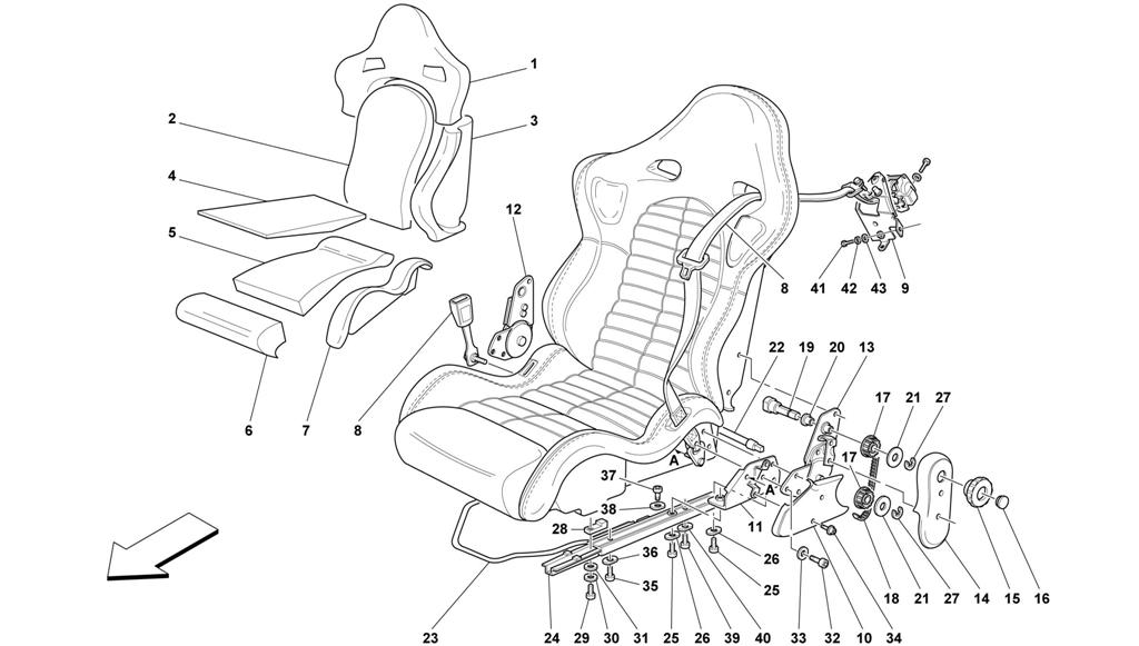 SEAT AND SAFETY BELTS -SPORT-