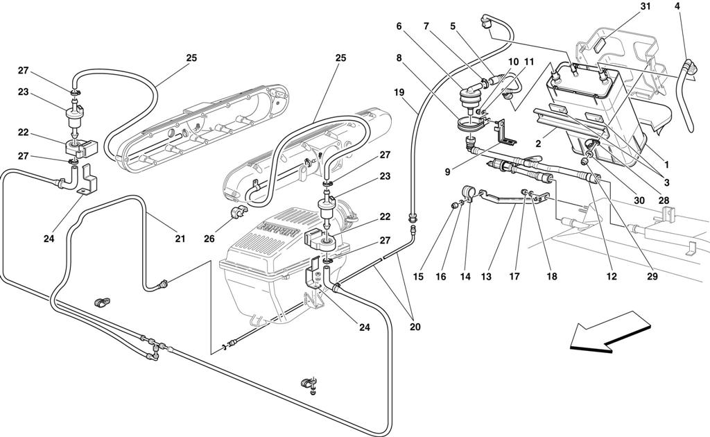 ANTIEVAPORATION DEVICE -VALID FOR USA M.Y. 2000 AND CDN M.Y. 2000-