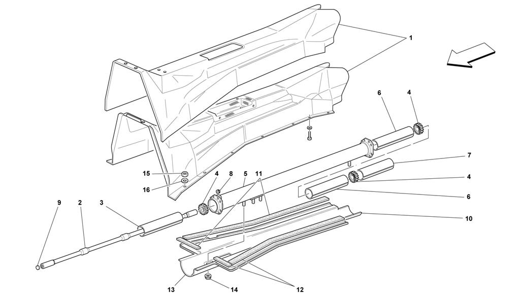 ENGINE/GEARBOX CONNECTING TUBE AND INSULATION