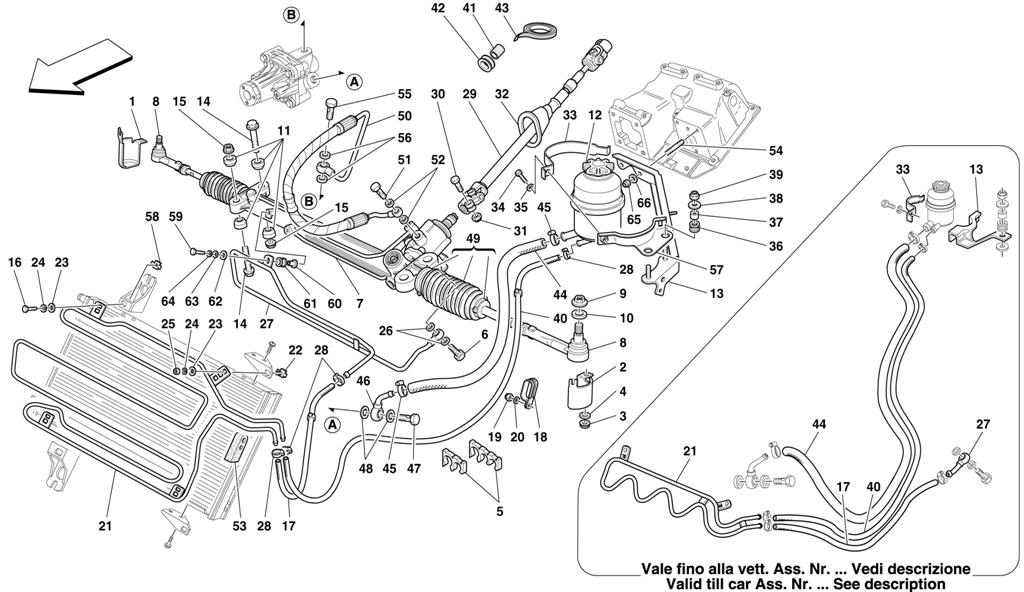HYDRAULIC STEERING BOX AND SERPENTINE