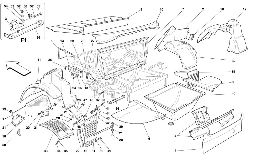 REAR STRUCTURES AND COMPONENTS