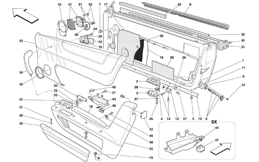 DOORS - FRAMEWORKS AND COVERINGS