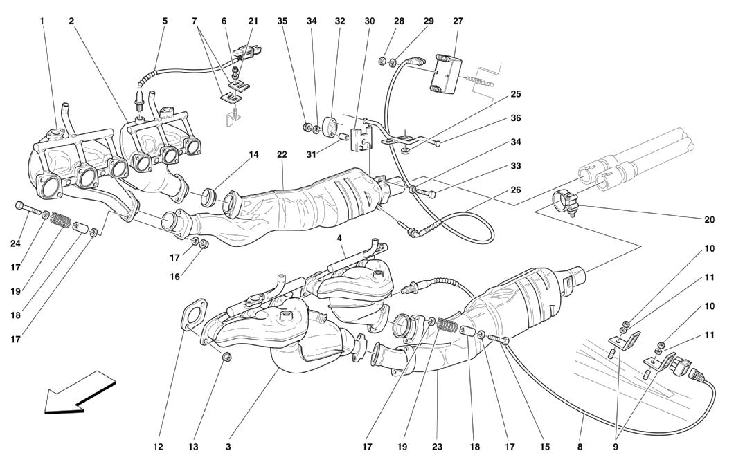 FRONT EXHAUST SYSTEM