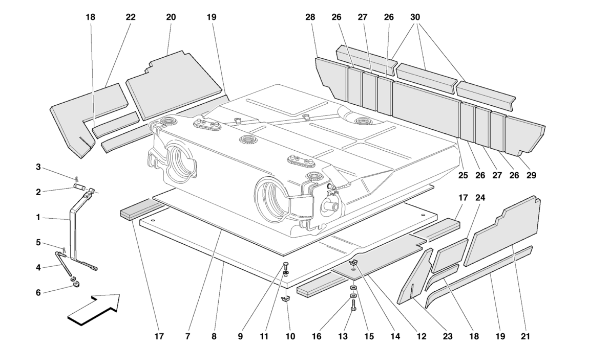 FUEL TANK -INSULATION AND PROTECTION