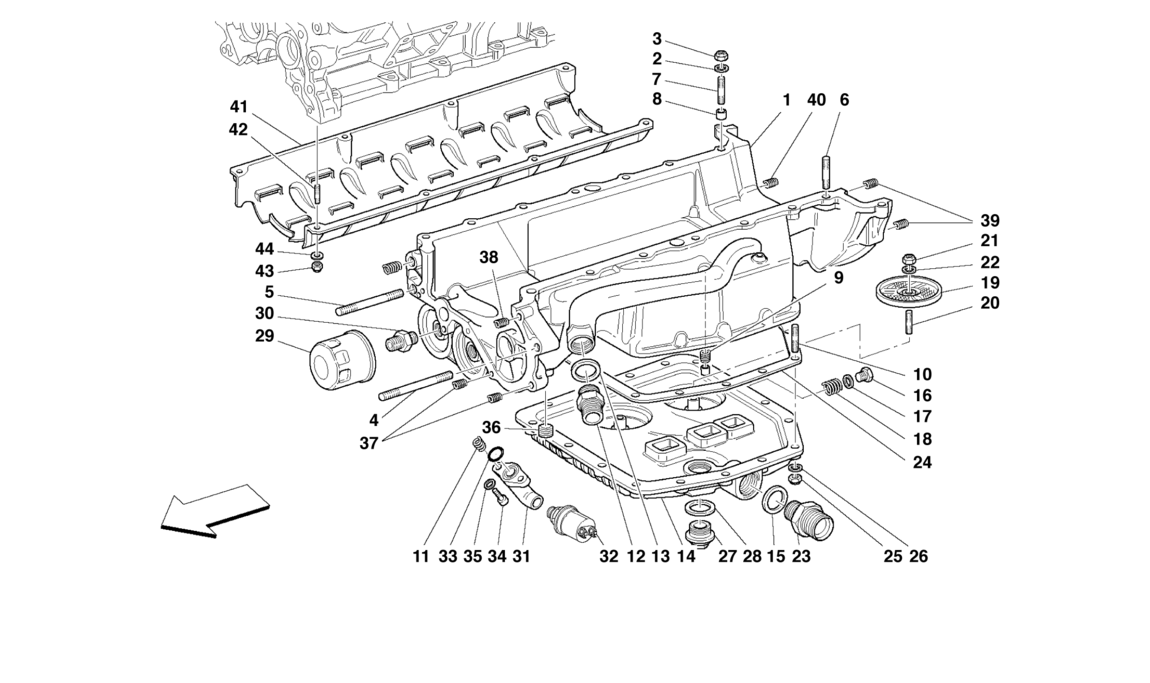 LUBRICATION - OIL SUMPS AND FILTERS