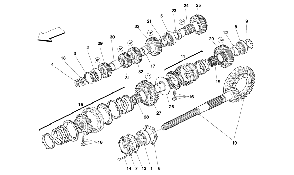 LAY SHAFT GEARS