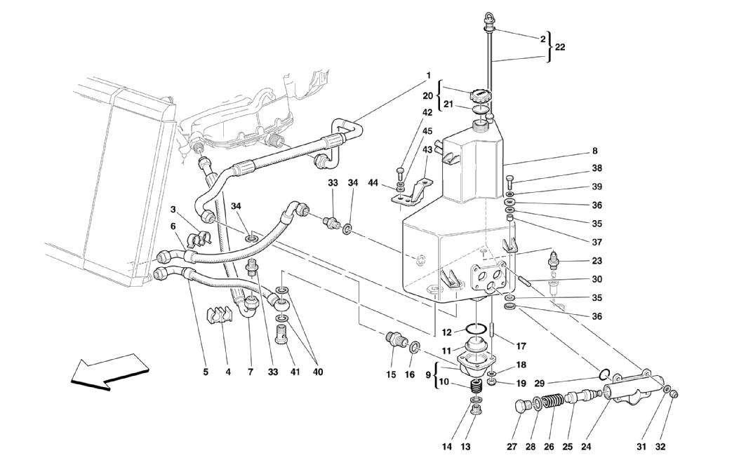 LUBRICATION - OIL TANK