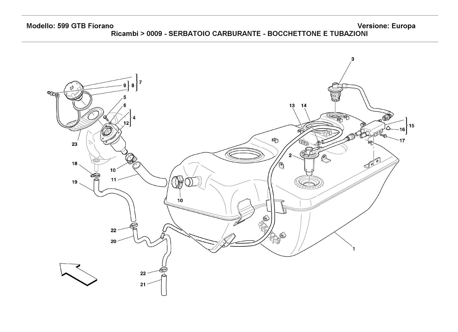 FUEL TANK - UNION AND PIPING
