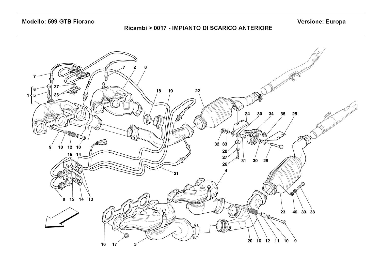 FRONT EXHAUST SYSTEM