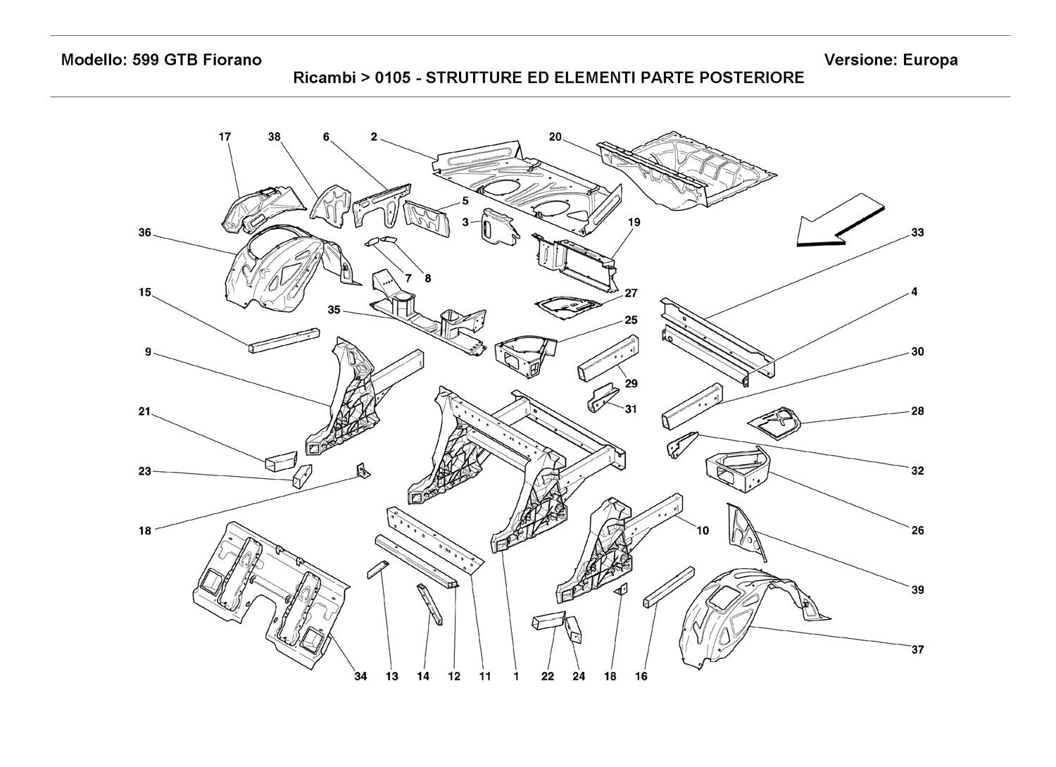 REAR STRUCTURES AND COMPONENTS