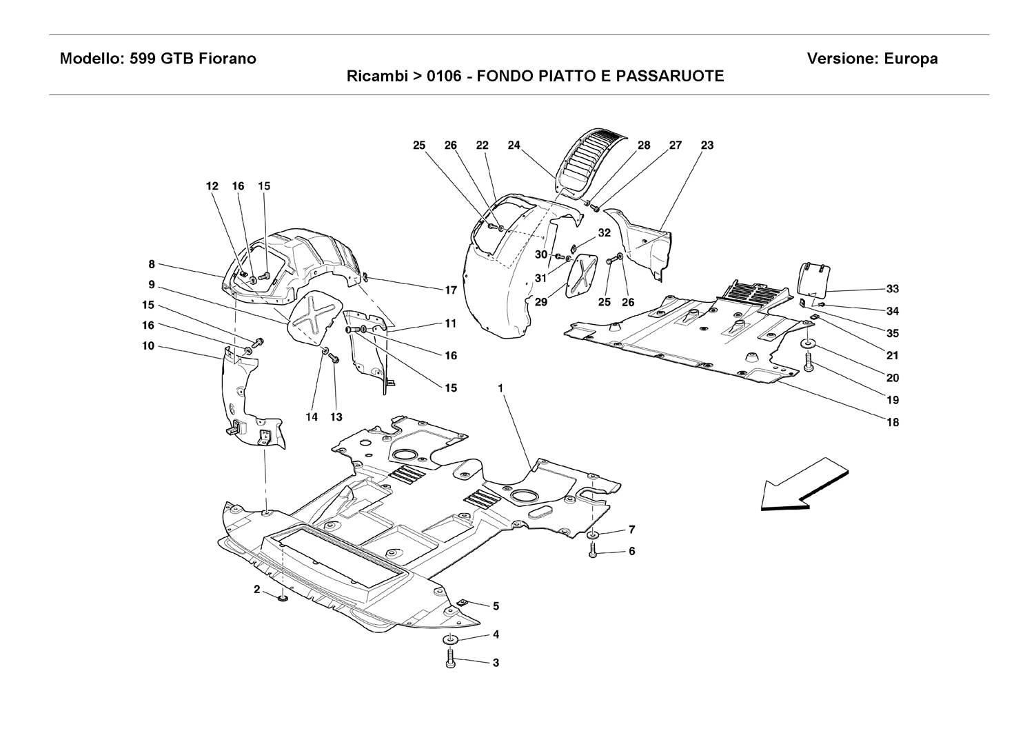 FLAT FLOOR PAN AND WHEELHOUSES