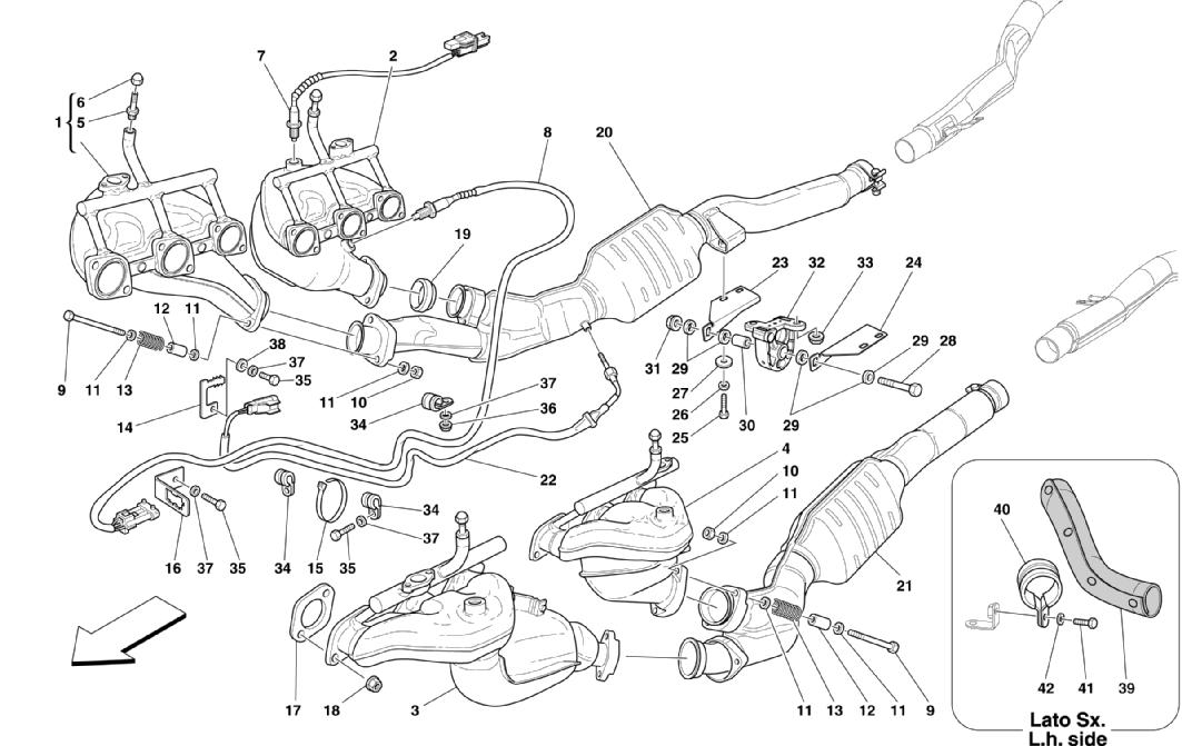 FRONT EXHAUST SYSTEM