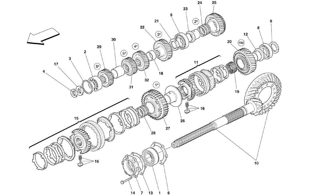 LAY SHAFT GEARS