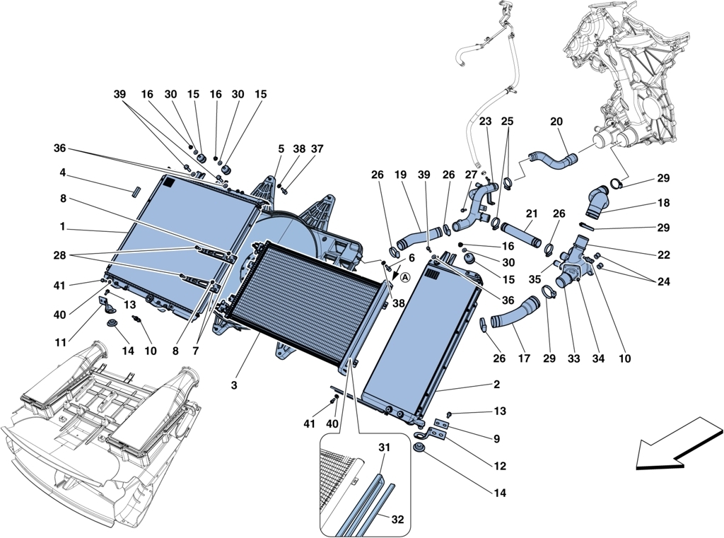 COOLING – RADIATORS AND AIR DUCTS