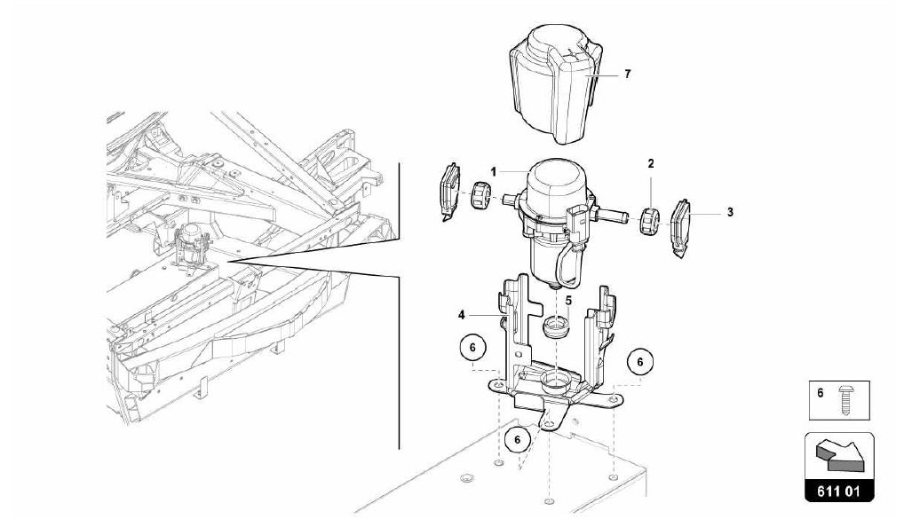 611.01.00-ELECTRIC BRAKE SYSTEM PUMP