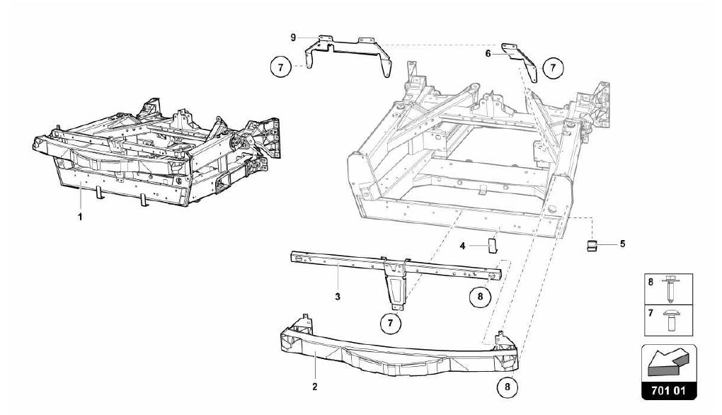 701.01.00-FRONT FRAME ELEMENTS