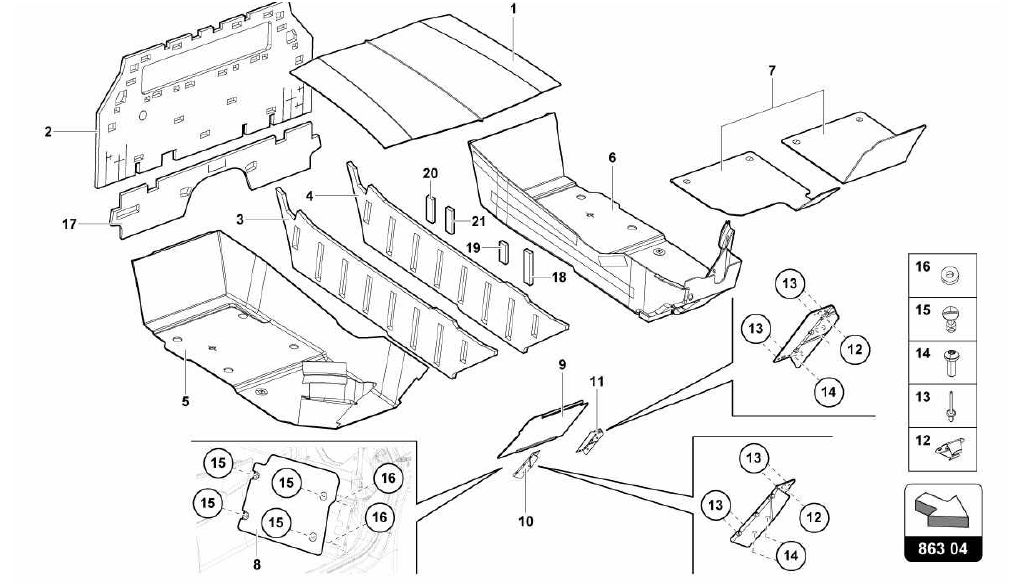 863.04.00-TRIMS AND SOUNDPROOFING
