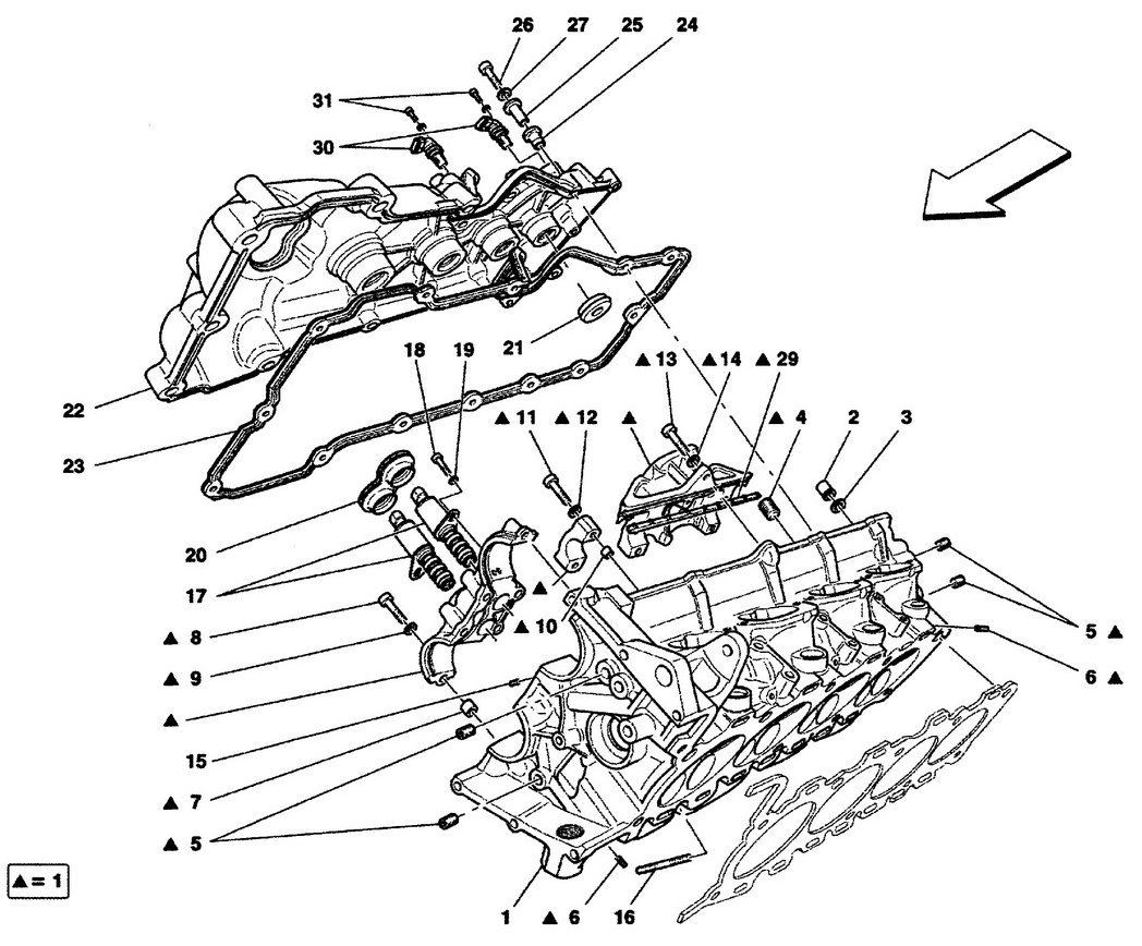 R.H. CYLINDER HEAD