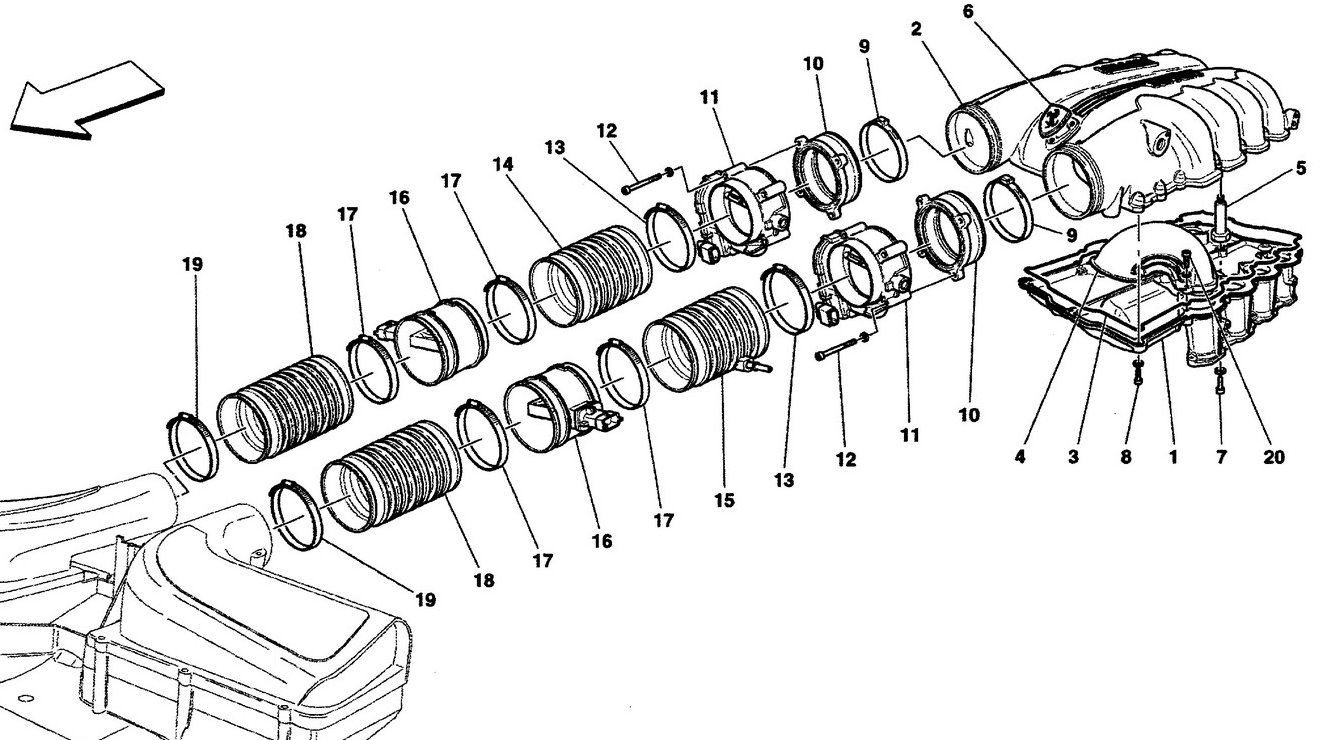 INTAKE MANIFOLD AND THROTTLE BODY