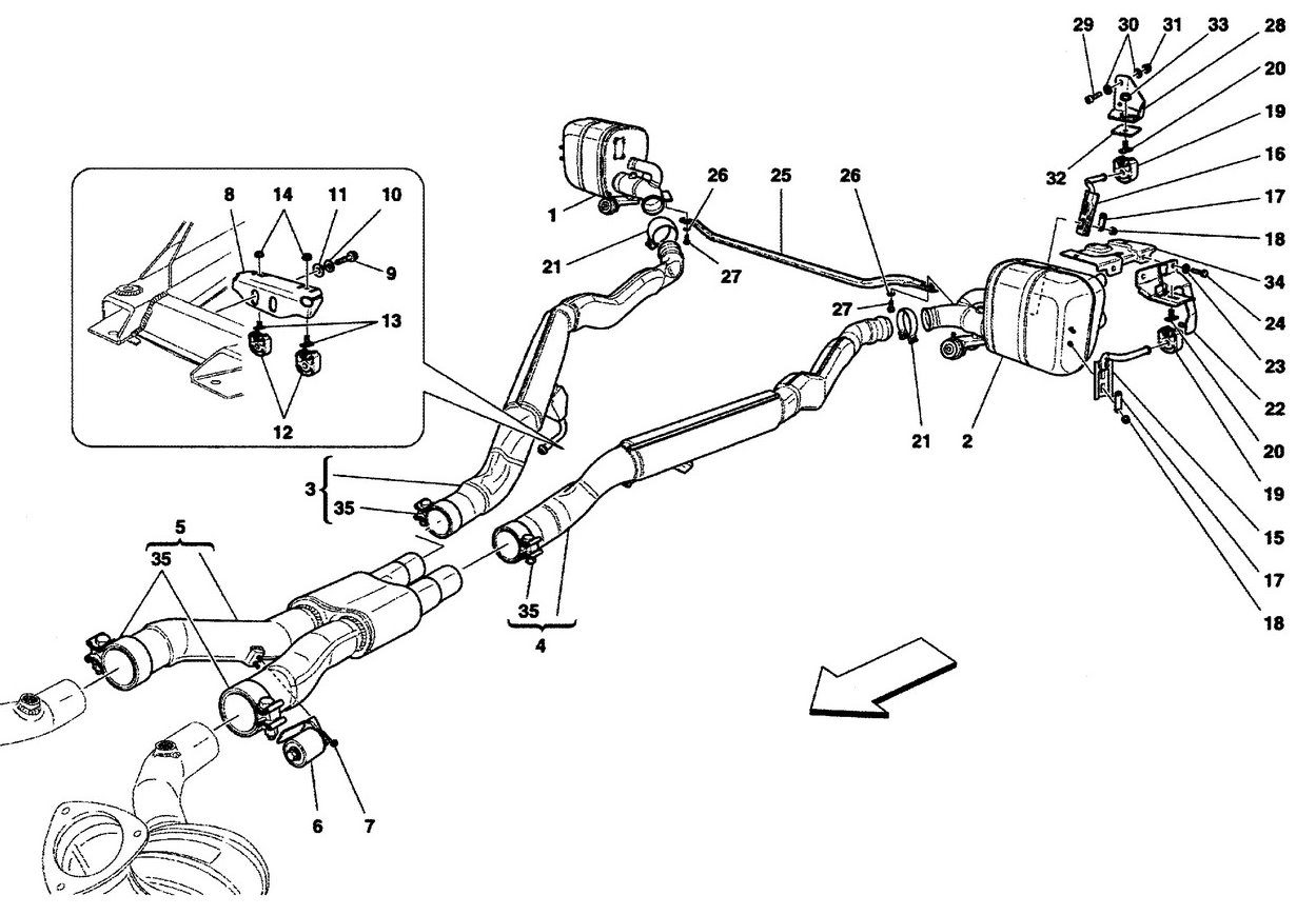 EXHAUST SYSTEM - MUFFLERS