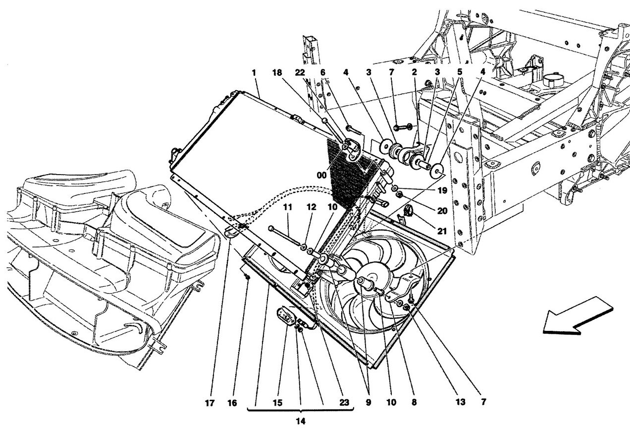 COOLING: AIR RADIATORS AND DUCTS